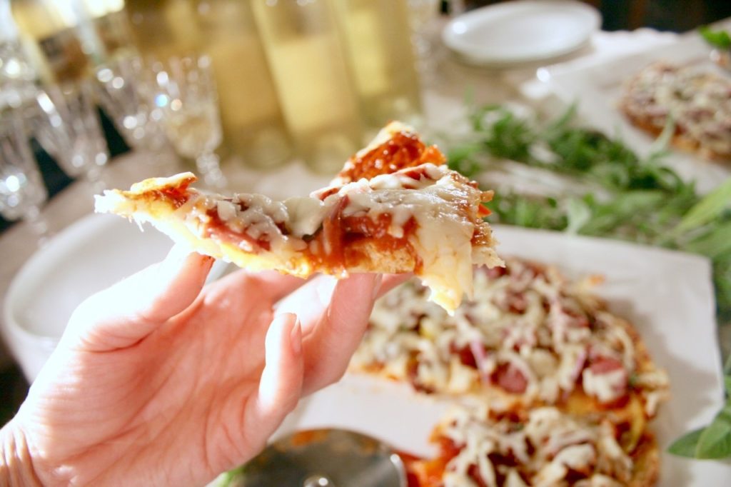 Cheesy Cauliflower Pizza