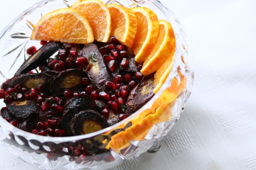 Sumac Thyme Orange Roasted Carrots