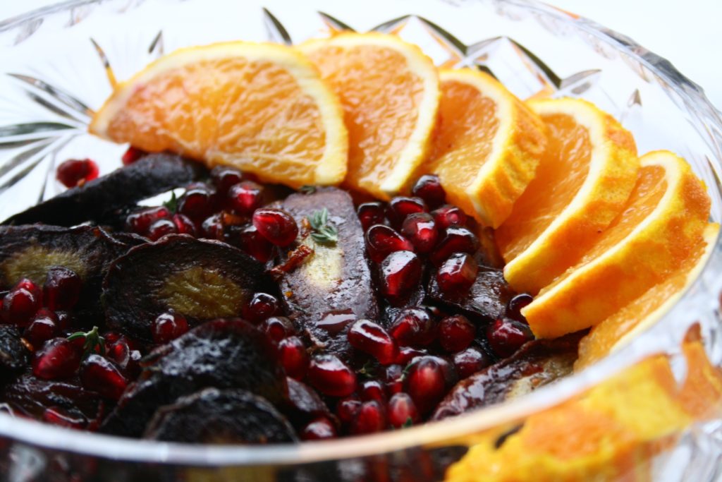 Sumac Thyme Orange Roasted Carrots