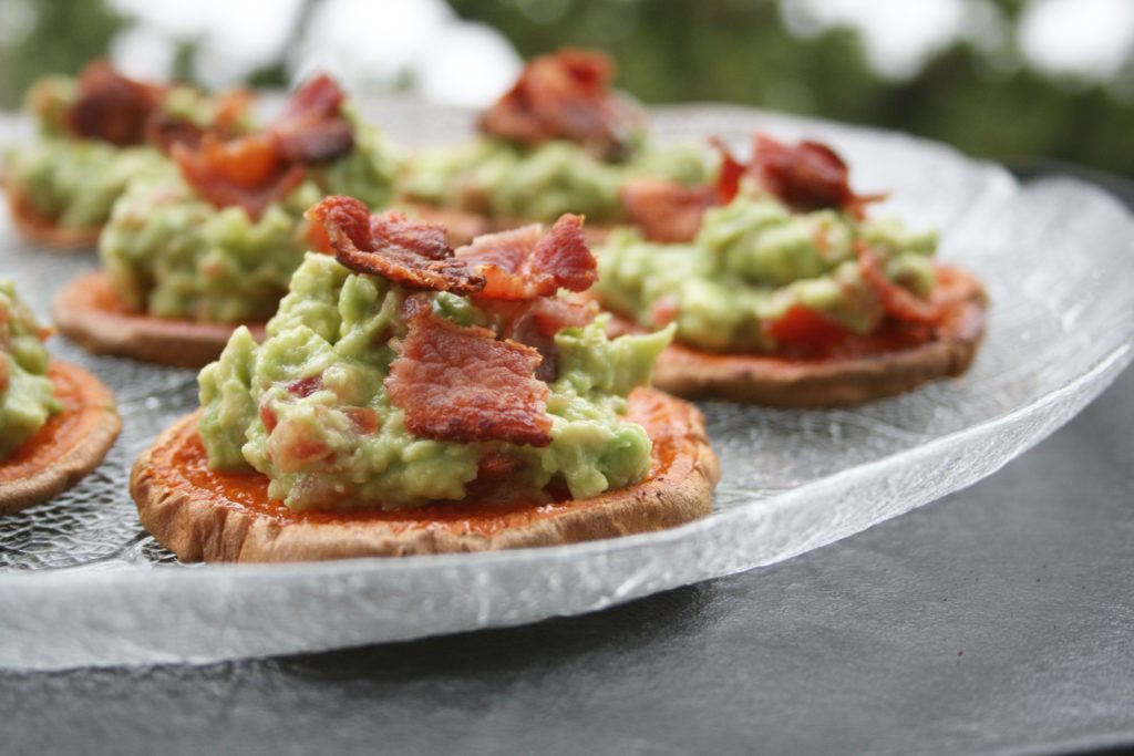 Guacamole Yam Bacon Bites