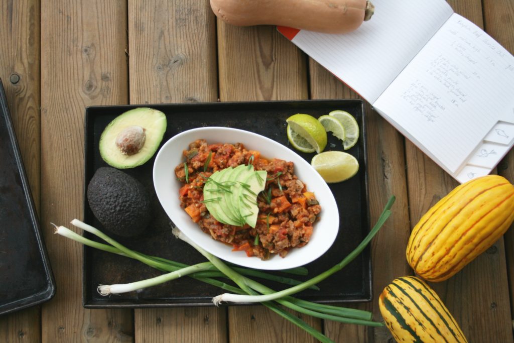 Pumpkin Beef Chorizo Chili