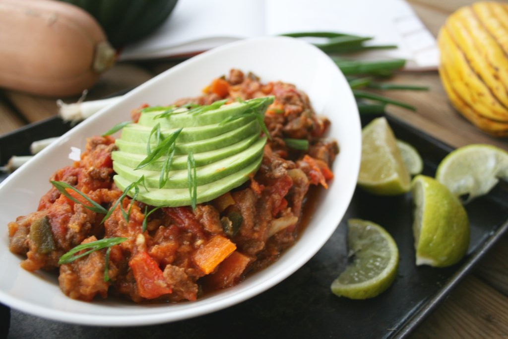Pumpkin Beef Chorizo Chili