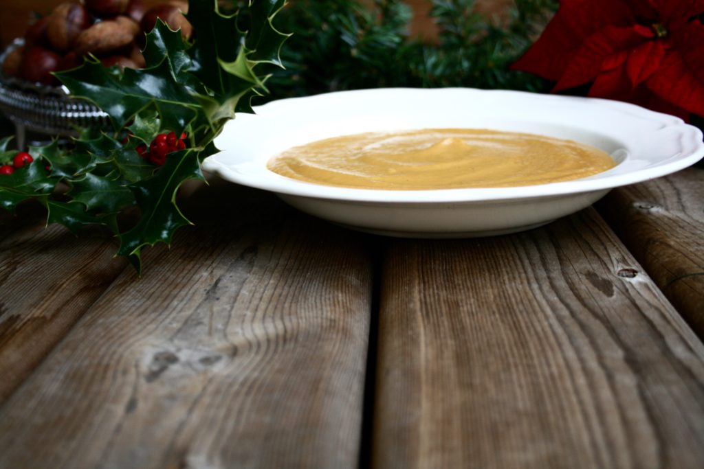 Butternut Squash and Chestnut Soup